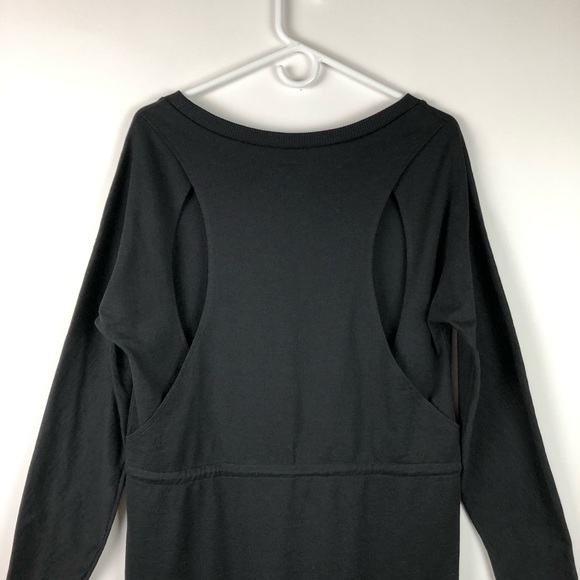 Rag &Bone Knit Drawstring Waist Dress Cut-Out Back - Picture 7 of 11